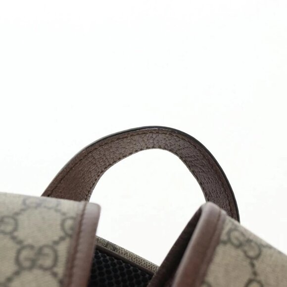 GUCCI GG Supreme Disney Collaboration Backpack PVC Beige Gold 552884 Auth141154M - Picture 8 of 16